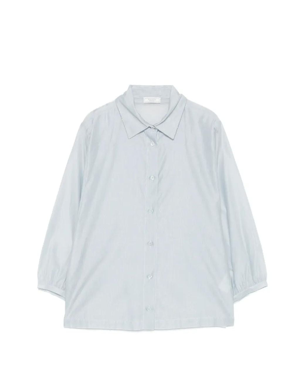 Peserico White Embellished Blouse