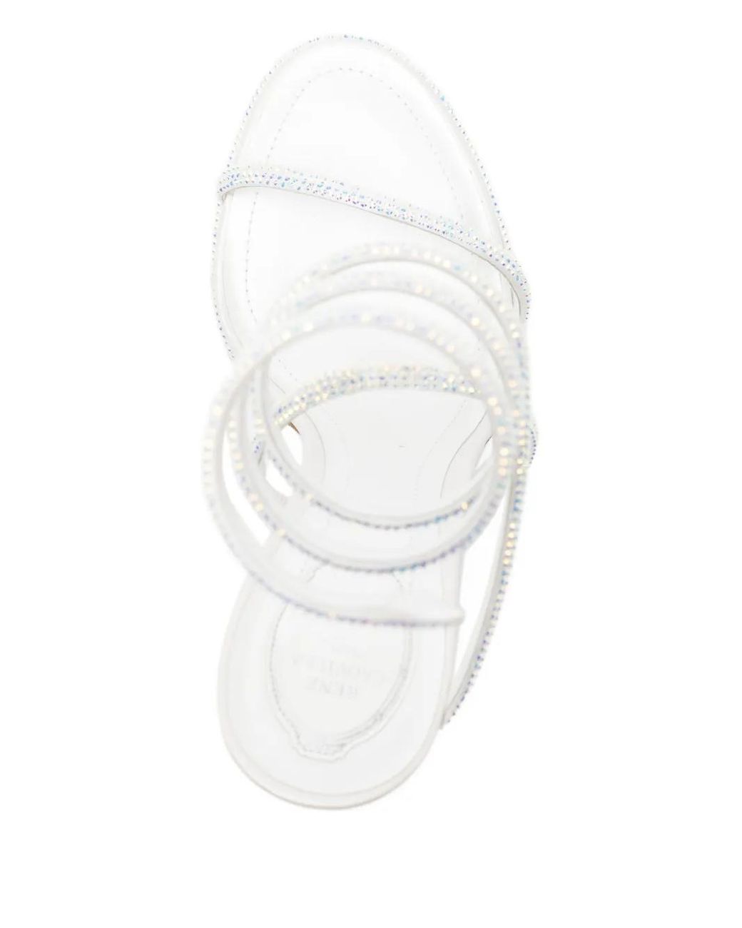 Rene Caovilla White 120Mm Cleo Sandals