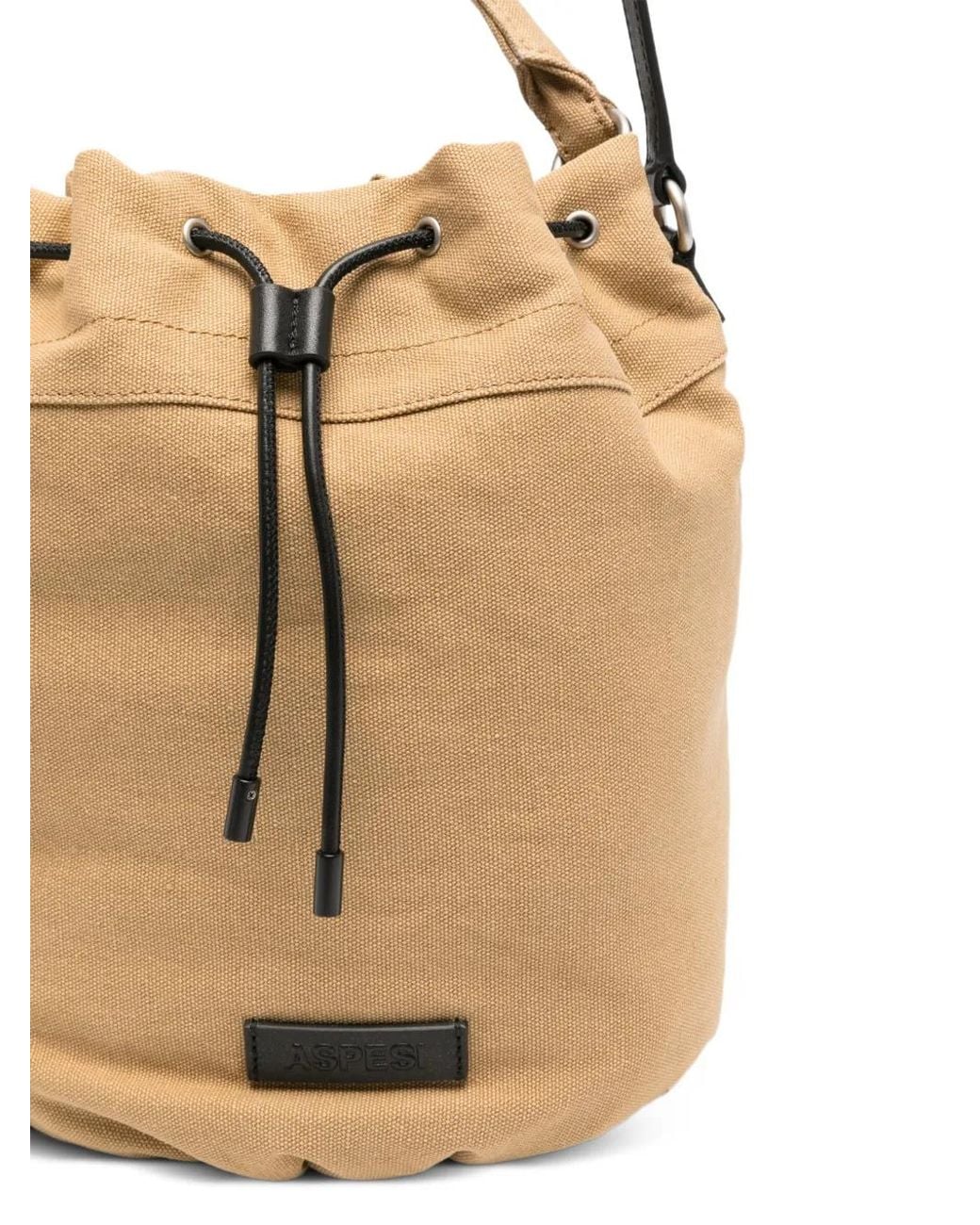 Aspesi Metallic Sac Seau À Lien De Resserrage