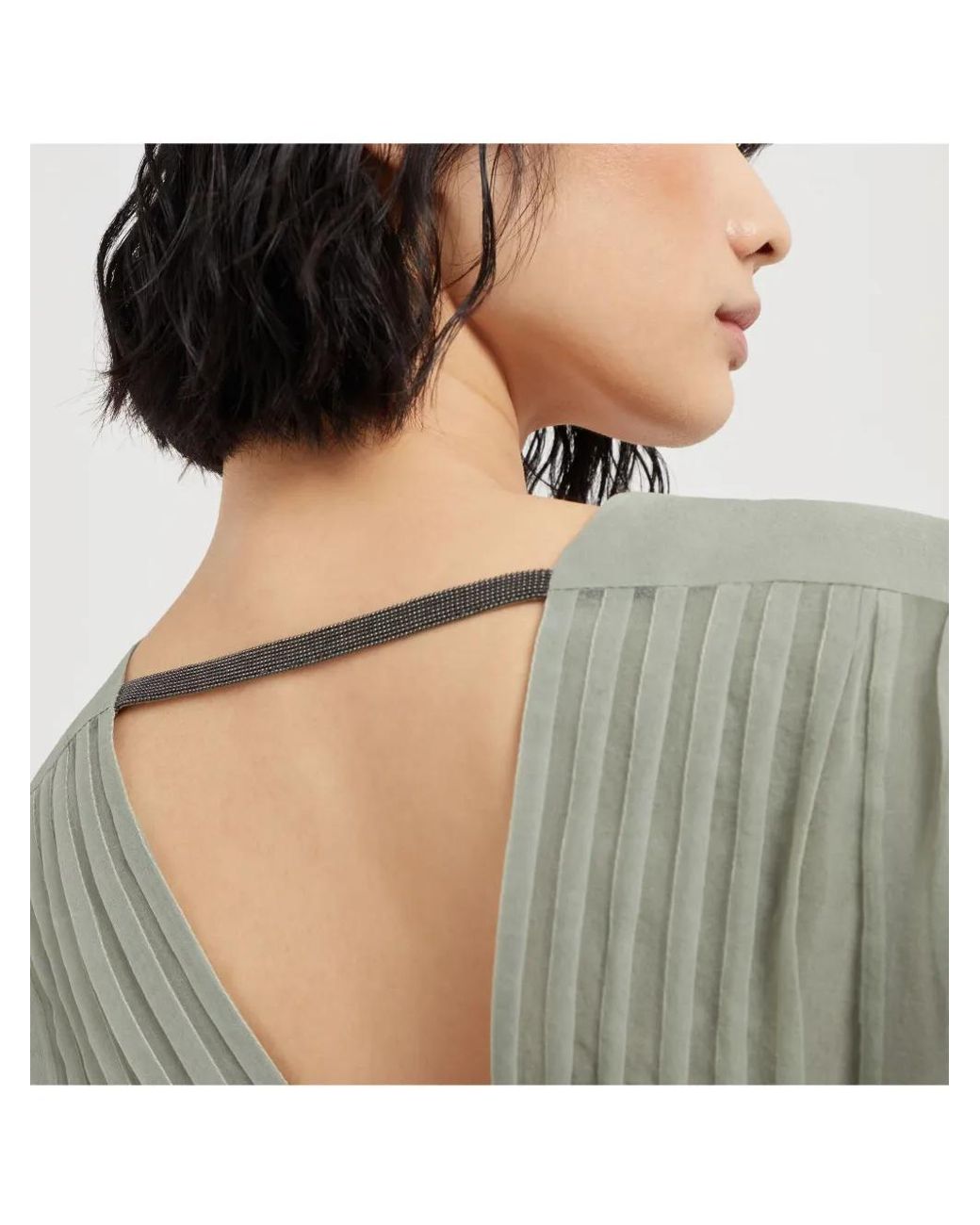 Brunello Cucinelli Gray Dresses