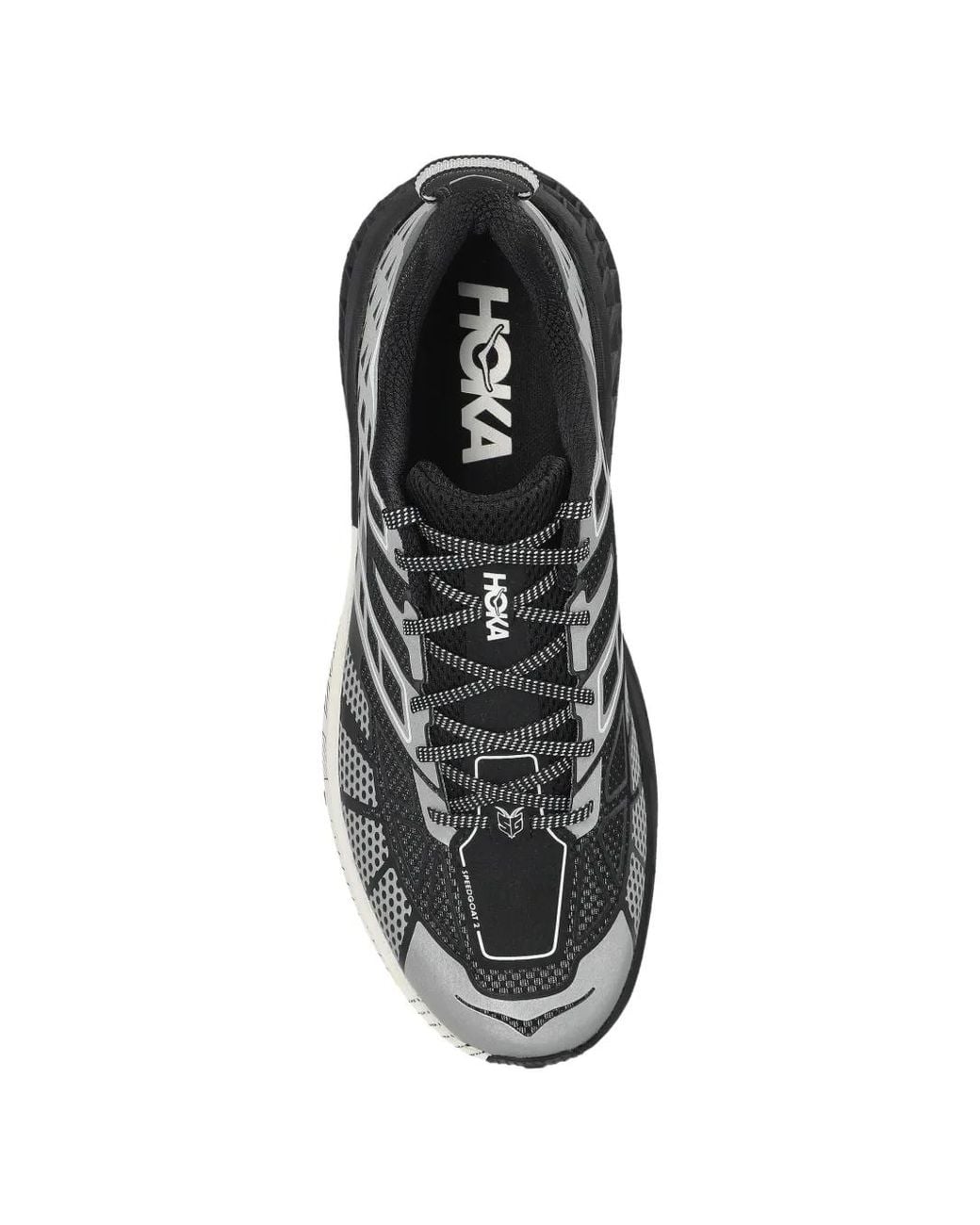 Hoka One One White Baskets Stealth/Tech Speedgoat 2