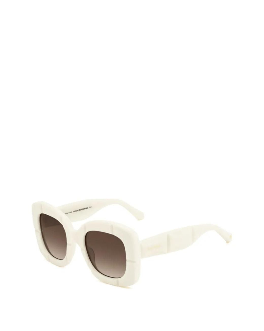 Kate Spade White Lunettes De Soleil Josey