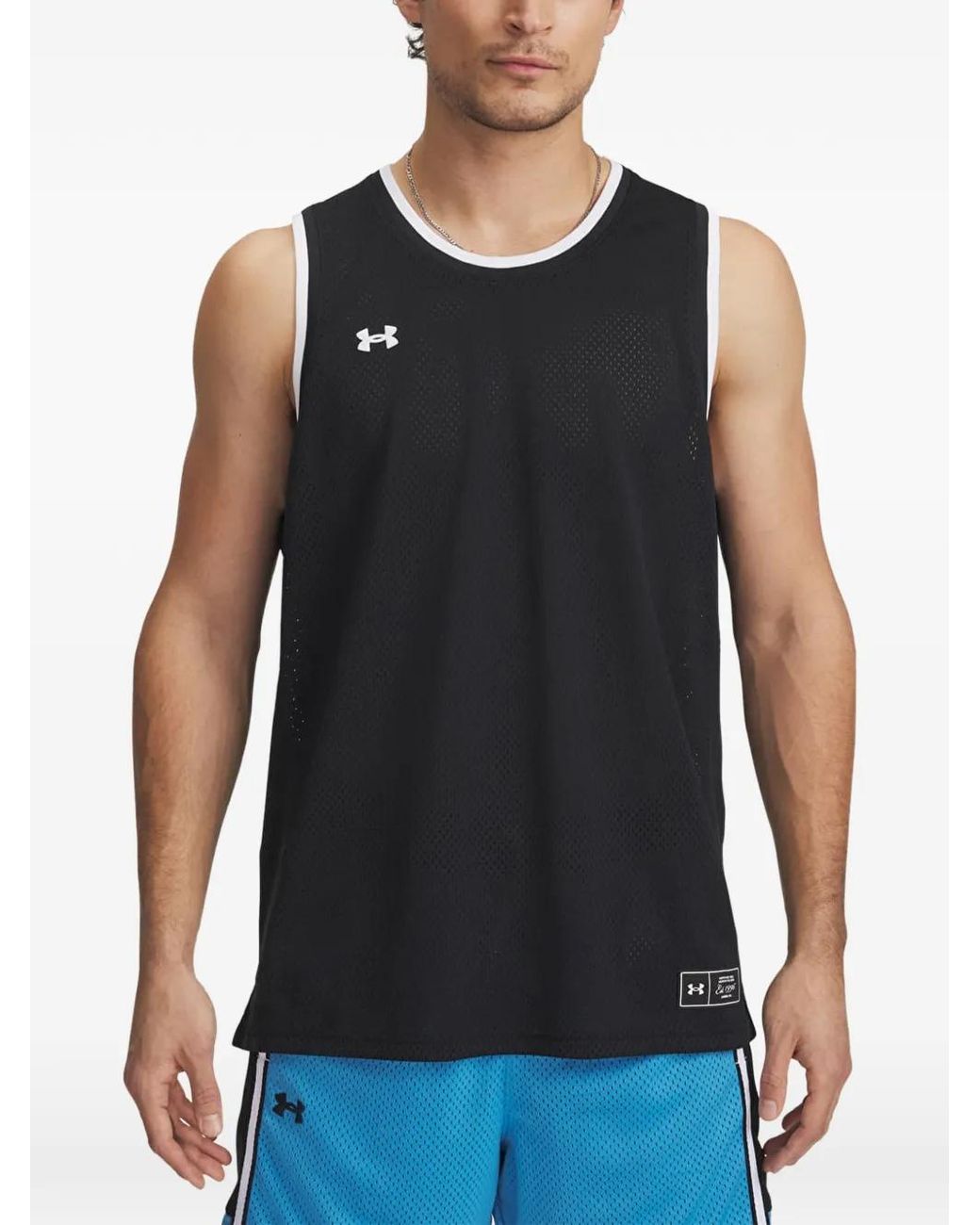 Under Armour Black Débardeur Zone Pro En Mesh for men