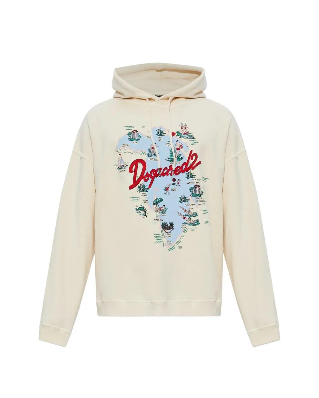 Hoodies DSquared² de hombre de color White