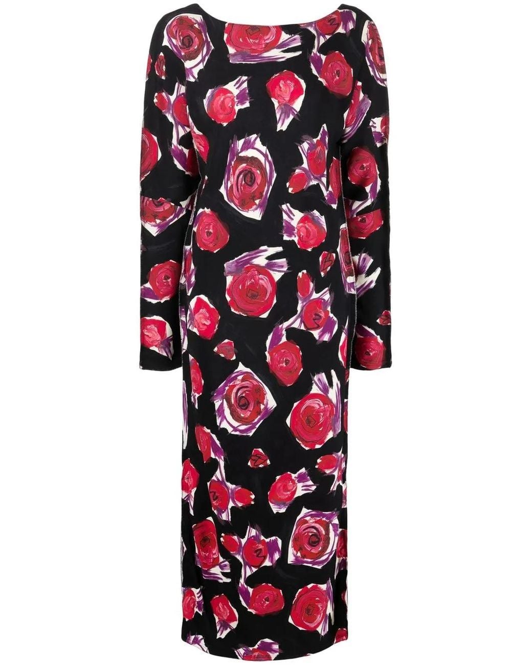 Marni Red Chic Suit Dress For Fall Winter