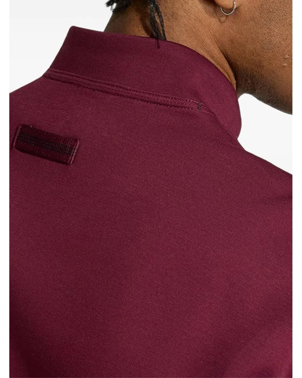 Adidas Red Equipment Spacer Half-Zip Sweatshirt for men