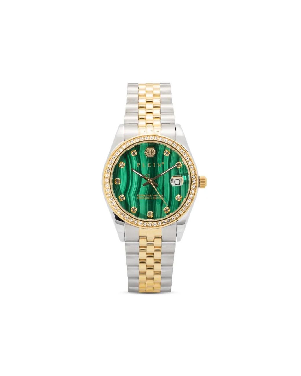 Philipp Plein Green Date Superlative 34Mm
