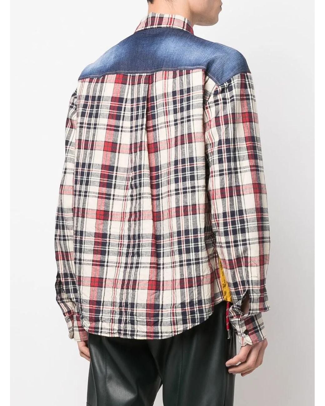 DSquared² Geruit Overhemd in het Red voor heren