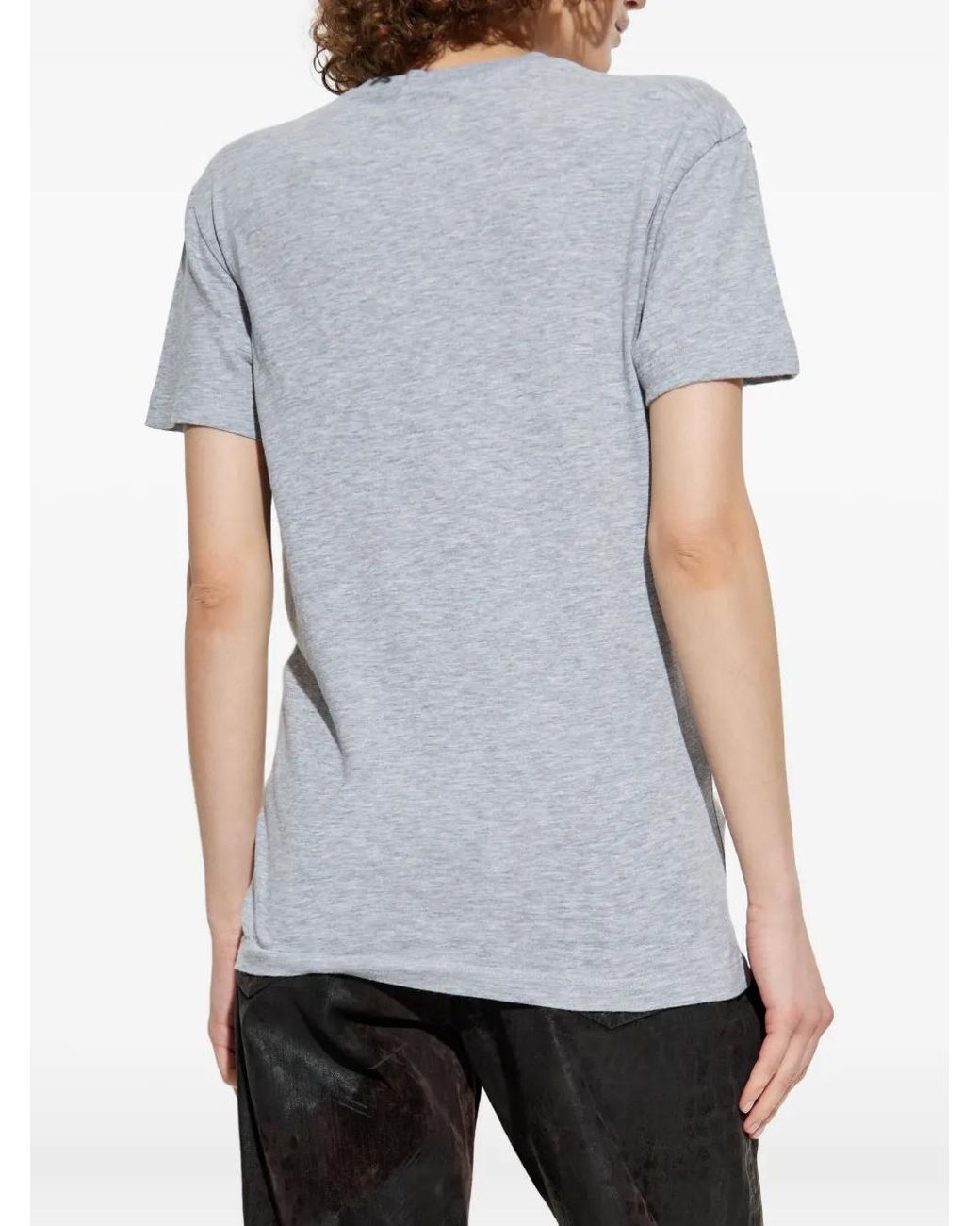 DSquared² Gray Cotton T-Shirt