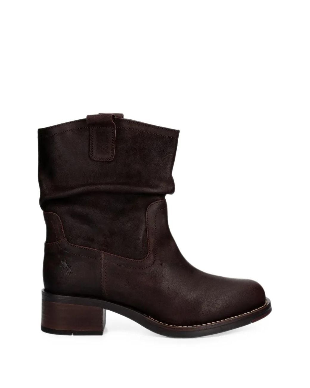 Fly London Black Slouchy Leather Boots