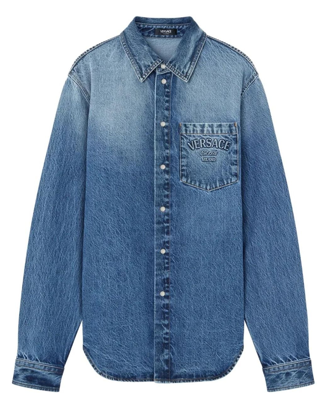Versace Blue Shirts for men