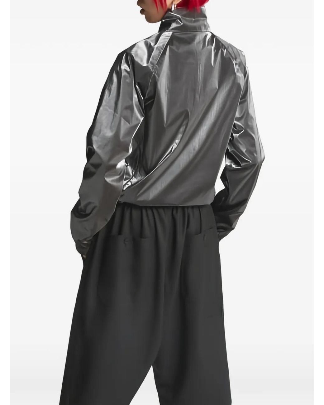 Adidas Black Perforated Outerwear With Zip Fastening
