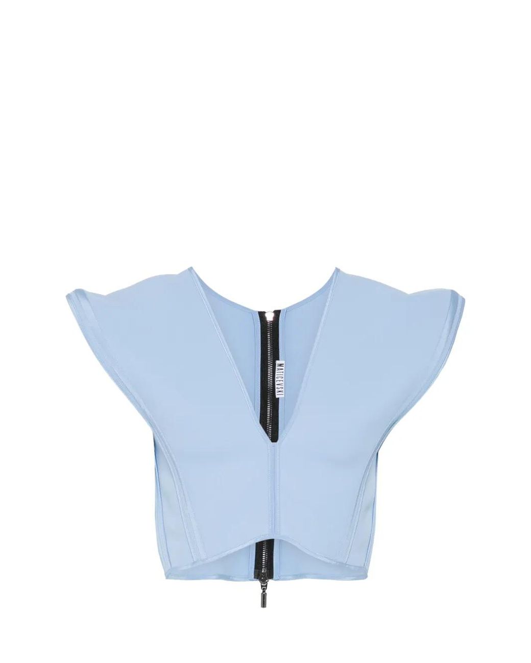 Maticevski Blue Bonded Combat Top
