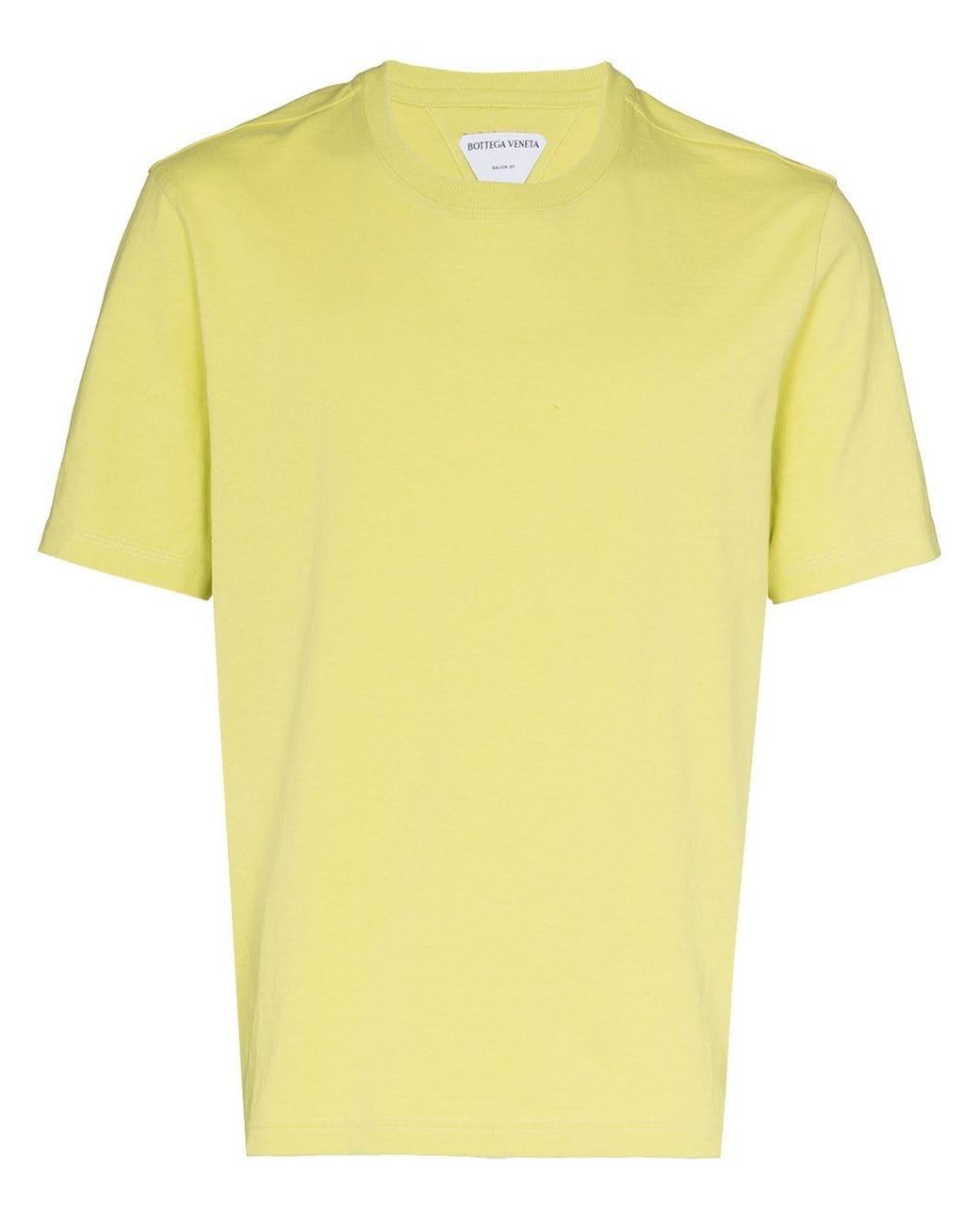 Bottega Veneta Short-sleeve Cotton T-shirt in Green for Men - Lyst