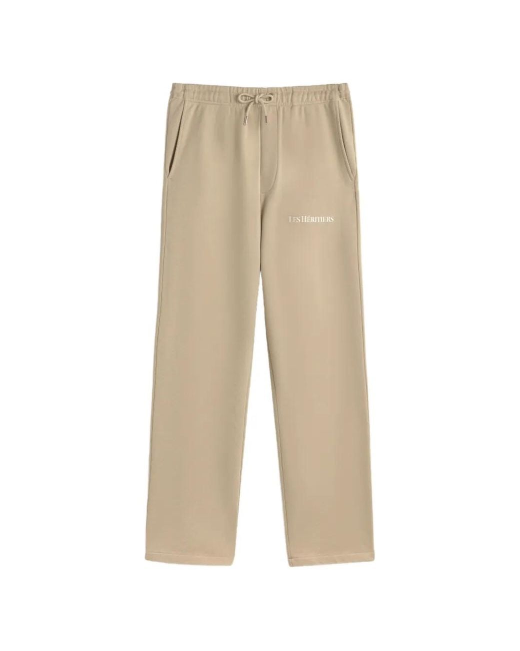 LES HÉRITIERS Natural Pantalon À Détail De Logo for men