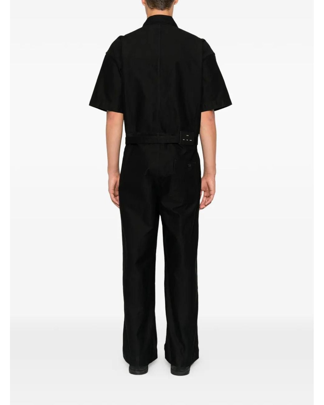 Song For The Mute Black X Birkenstock Belted Zip-Pocket Jumpsuit