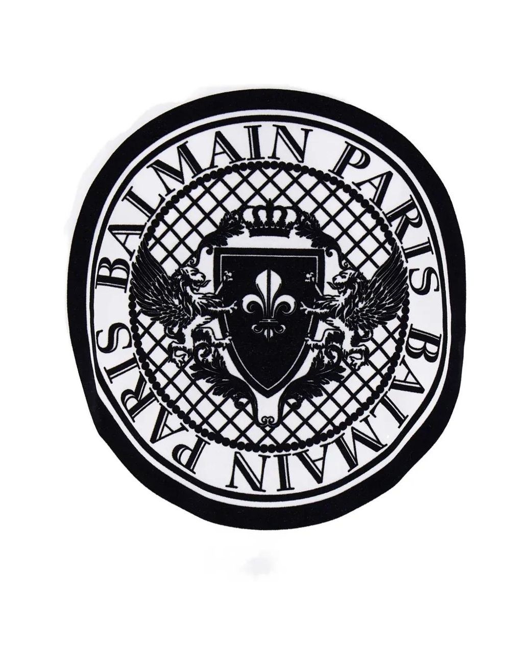 Balmain White Logo-Print Cotton T-Shirt for men