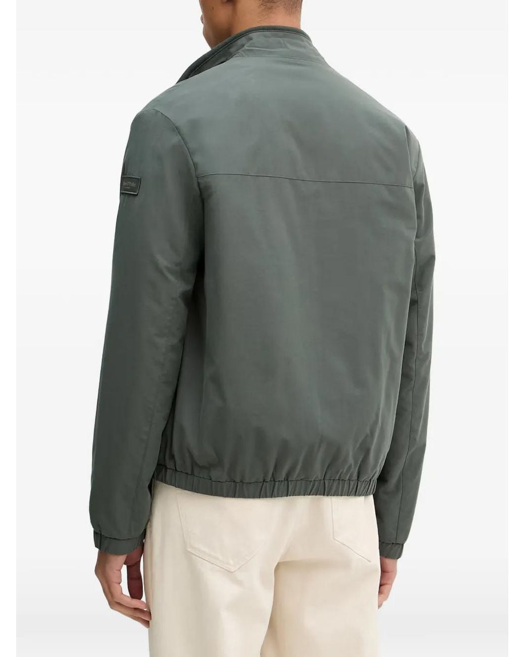 Marc O' Polo Gray Zip-Up High-Neck Jacket for men
