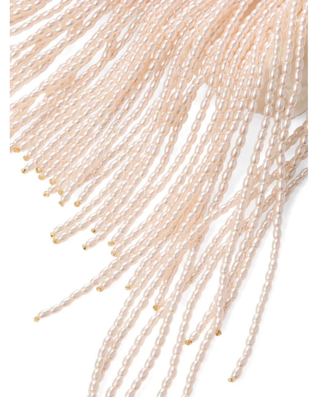 Clutch Raindrops di Jimmy Choo in Natural