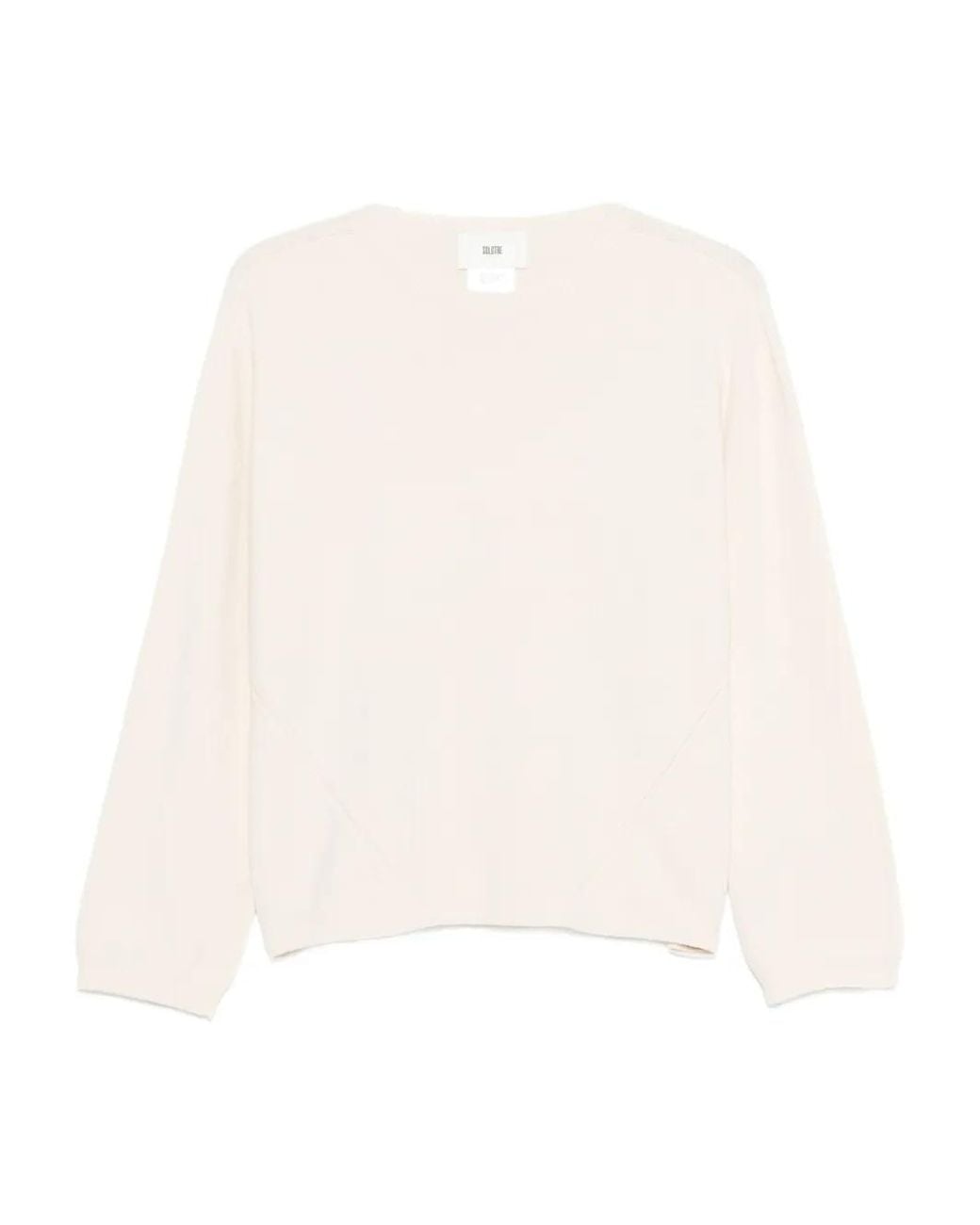 Pull À Encolure Ronde SOLOTRE en coloris White