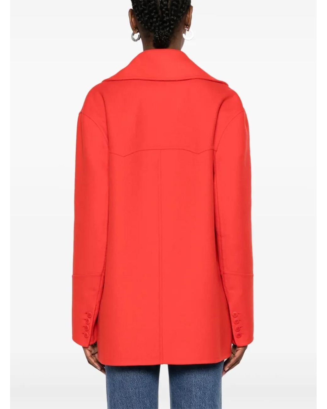 Ermanno Scervino Jas Van Scheerwol in het Red
