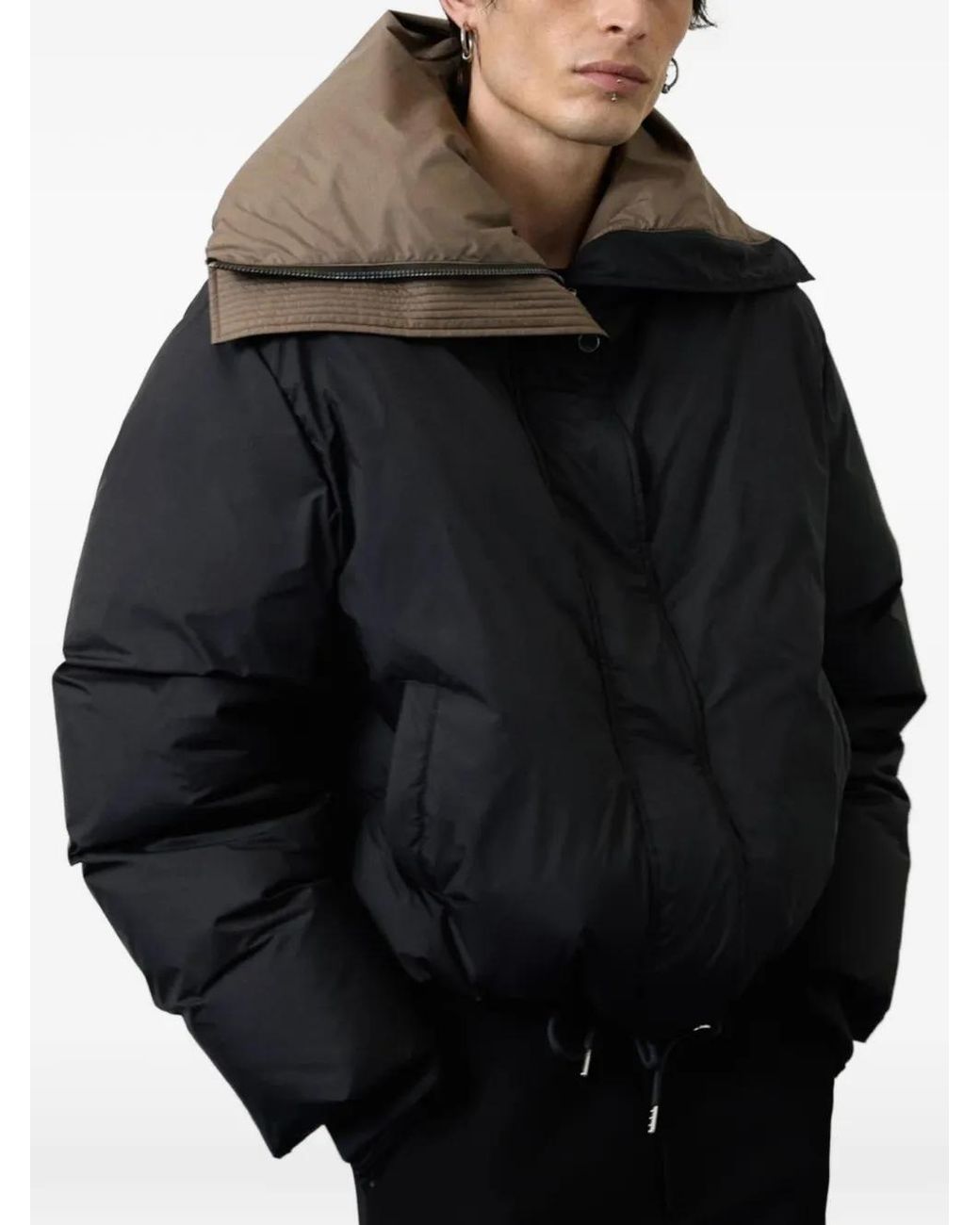 Entire studios Black Kelly Collared Jacket
