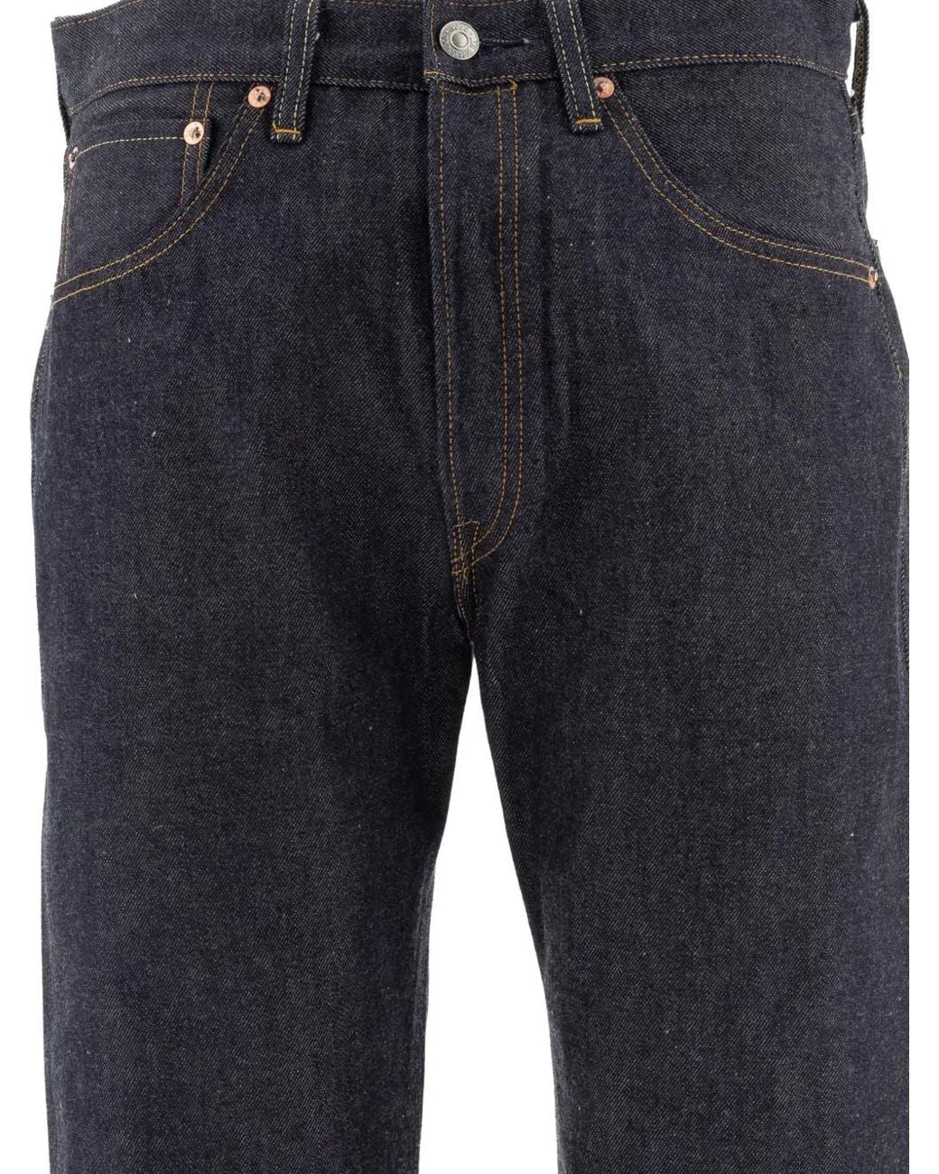 Levi's Blue Logo-Patch Jeans for men