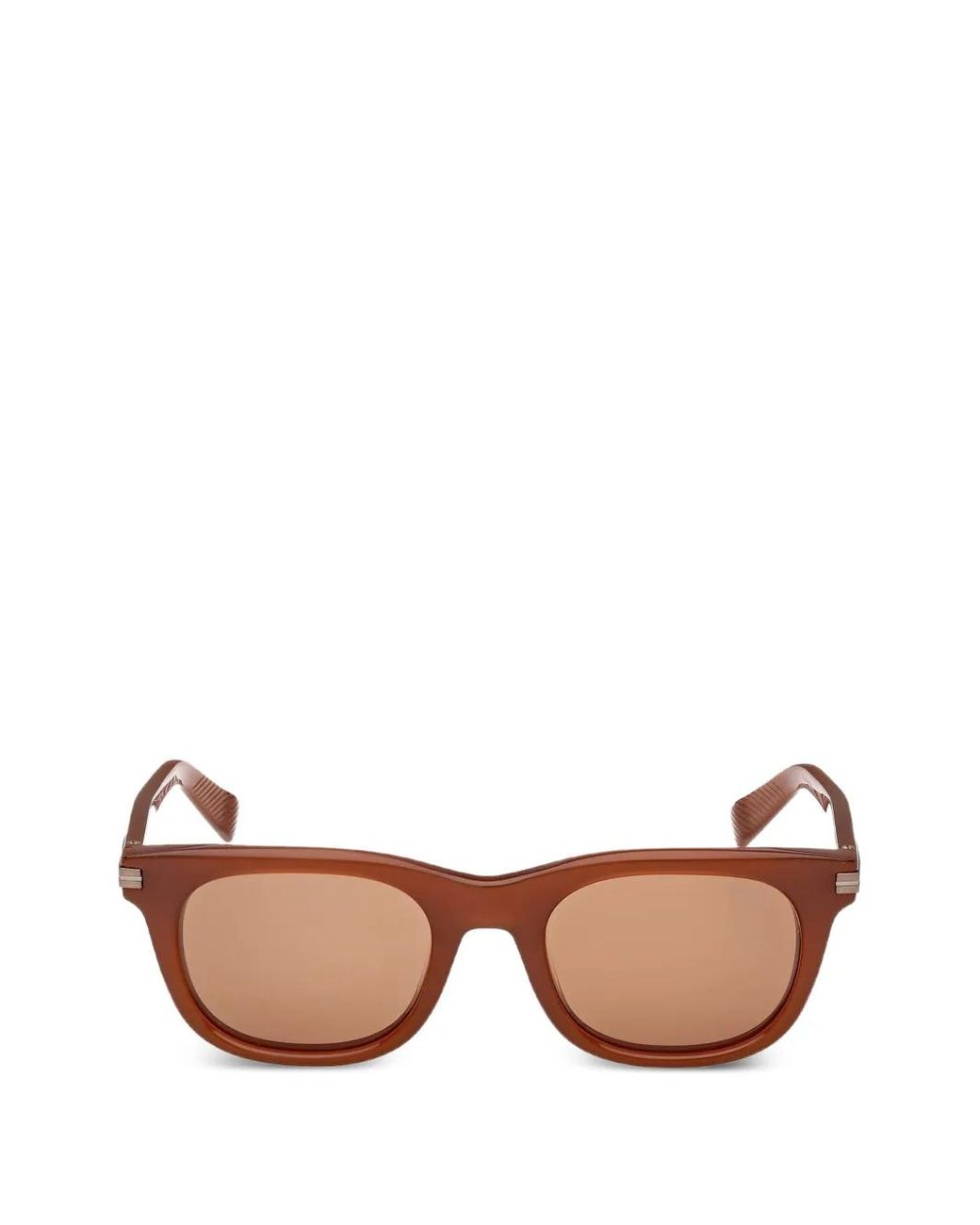 Zegna Pink Square-Frame Sunglasses for men