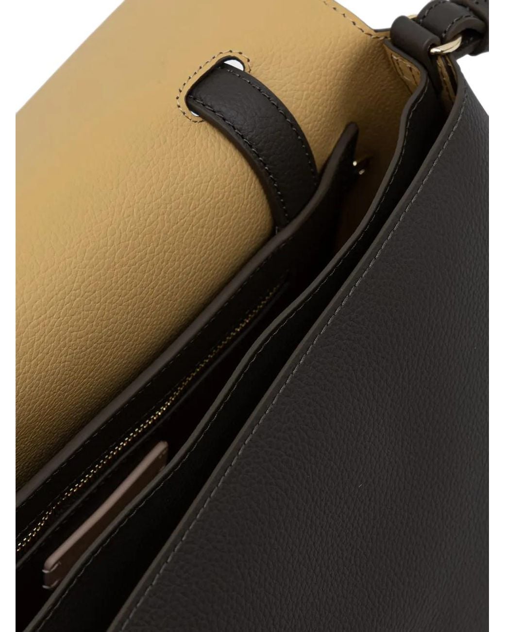 Coccinelle Black Medium Nikla Grained Shoulder Bag