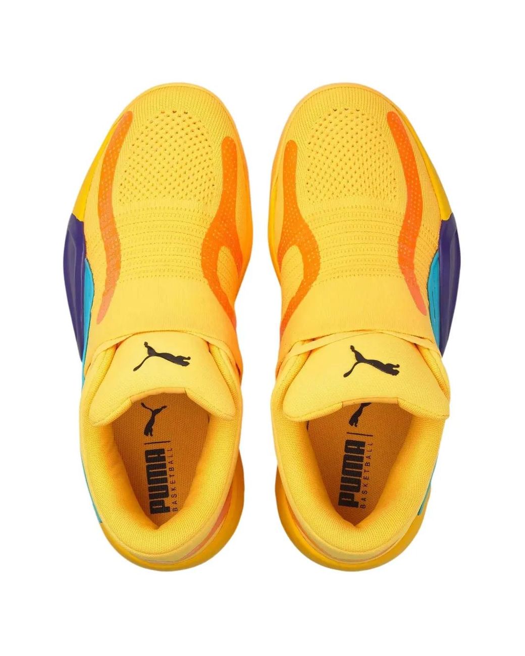PUMA Yellow Baskets Rise Nitro for men