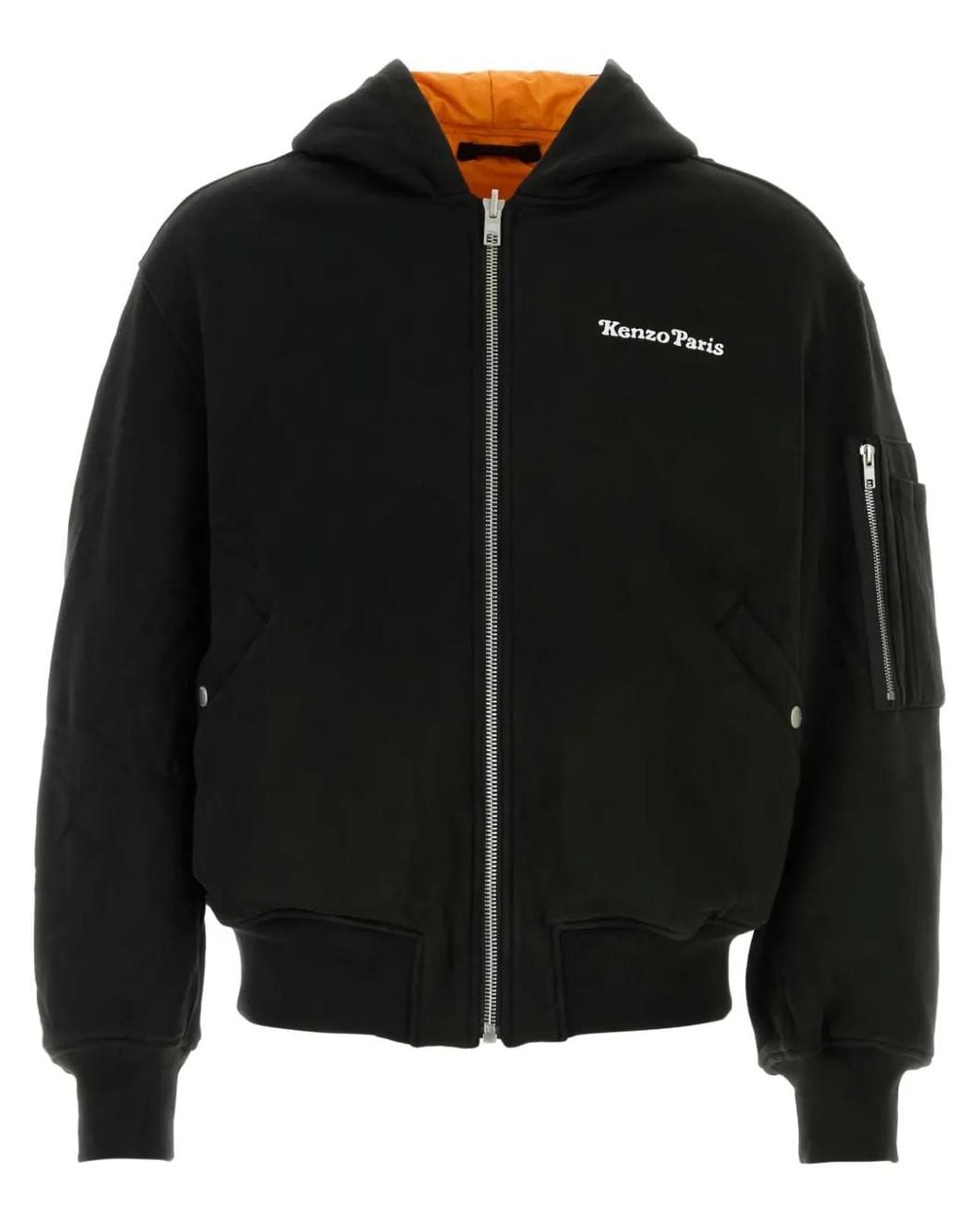 KENZO Black Reversible Bomber Jacket for men
