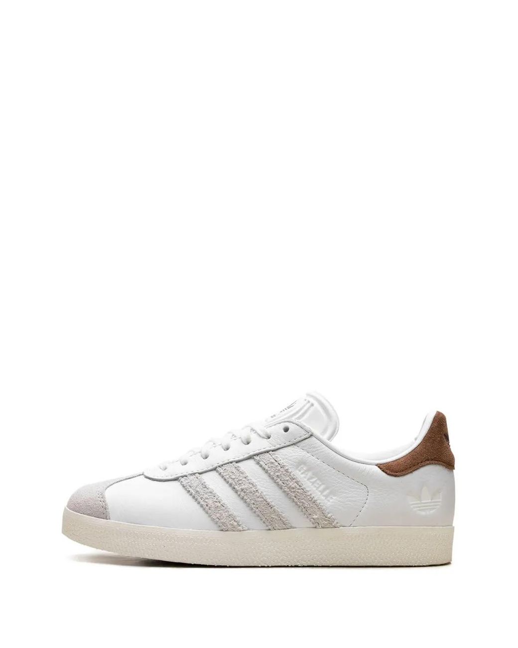 adidas Gazelle Suede-Stripe Sneakers in White for Men | Lyst
