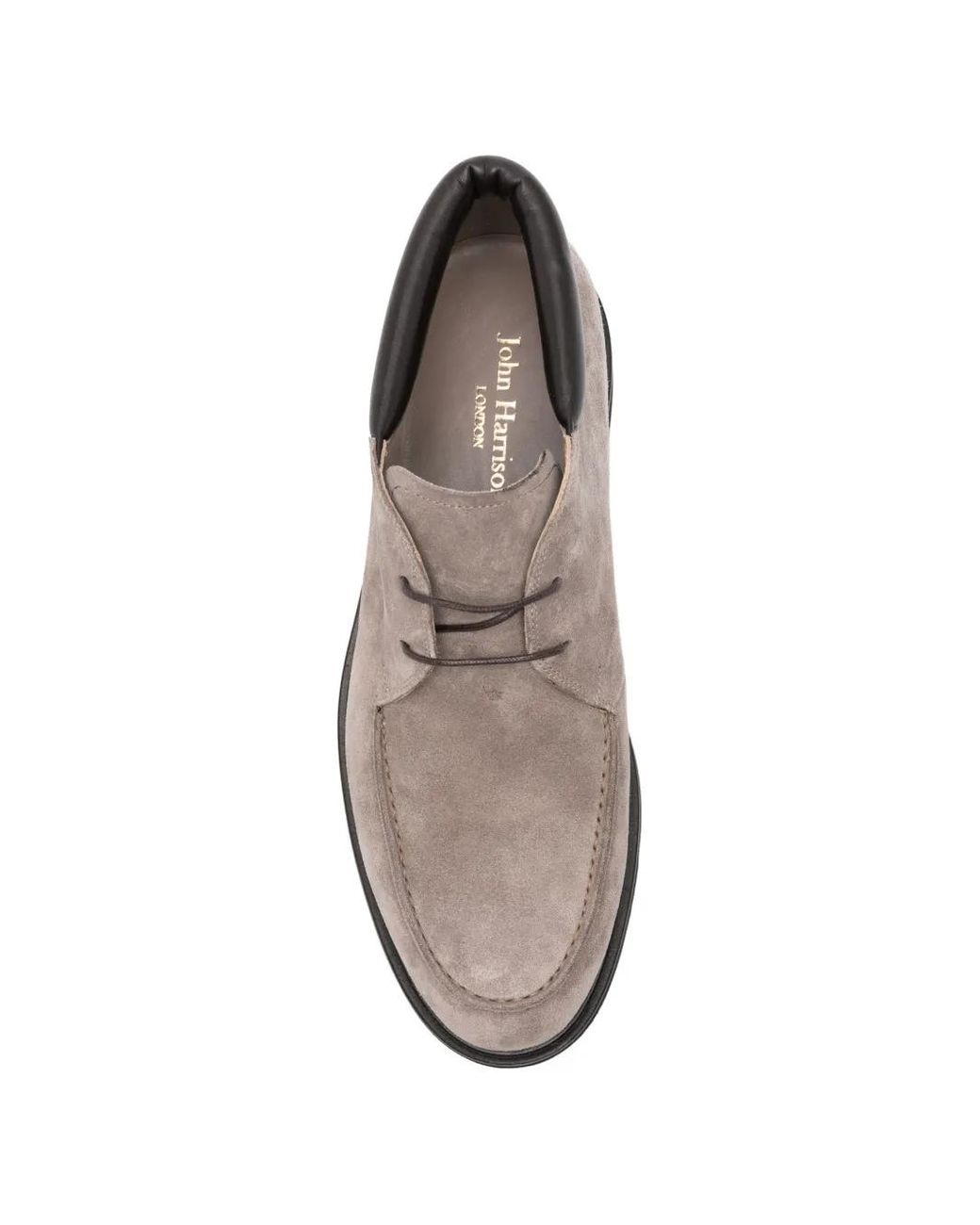 JOHN HARRISON Brown Suede Derby Shoes for men