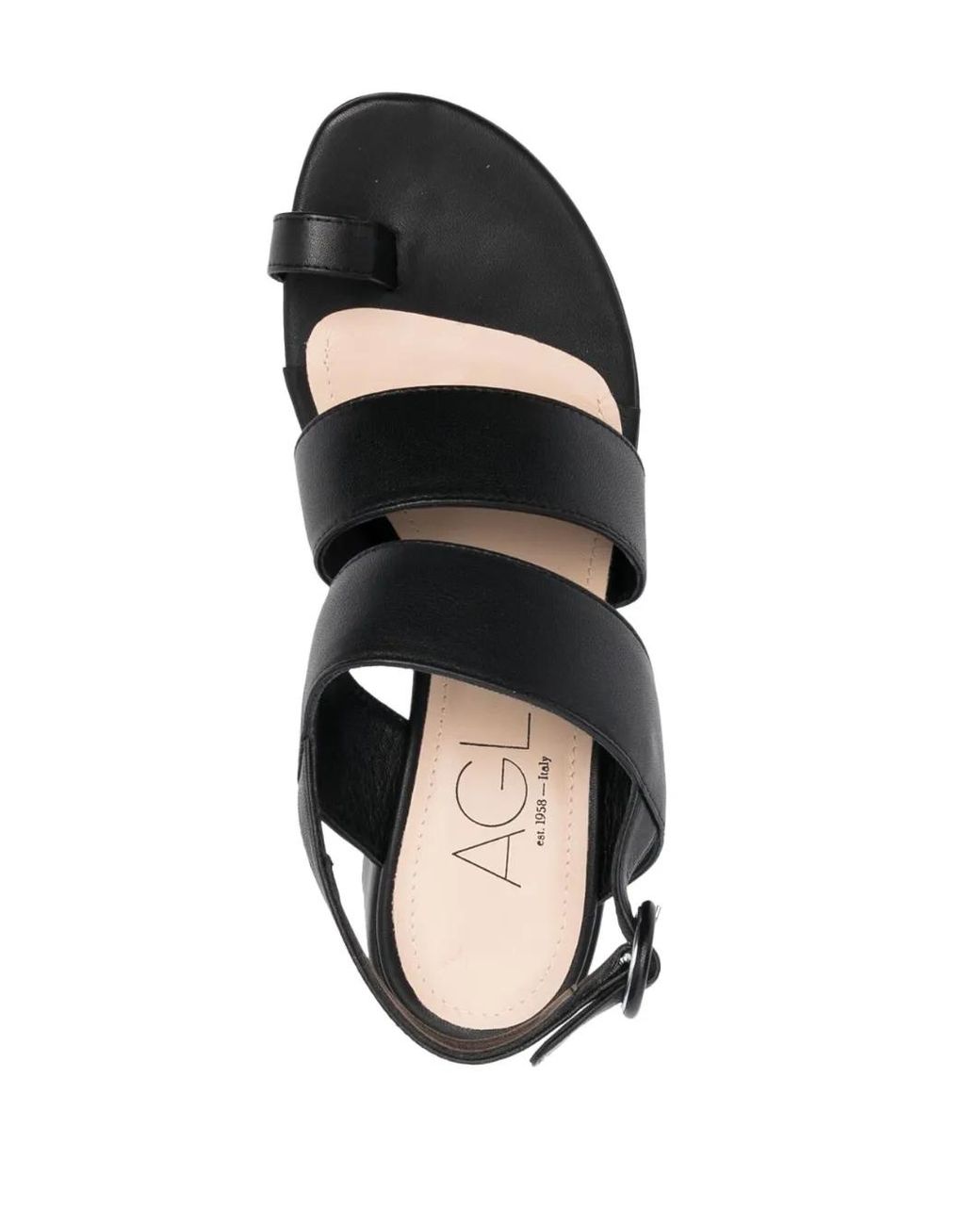 Agl Attilio Giusti Leombruni Black High Heel Sandals