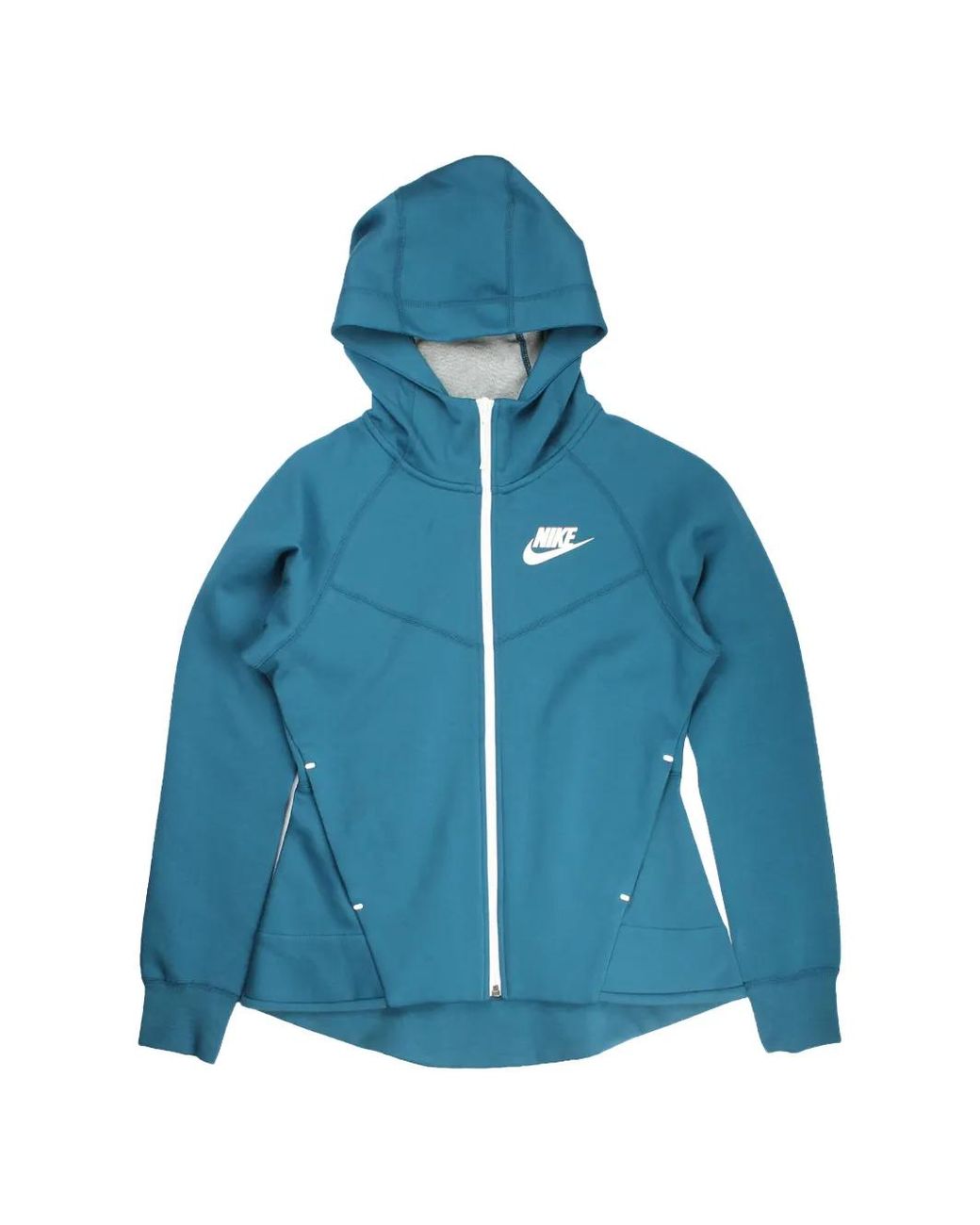 Nike Blue Hooded Fleece Jacket
