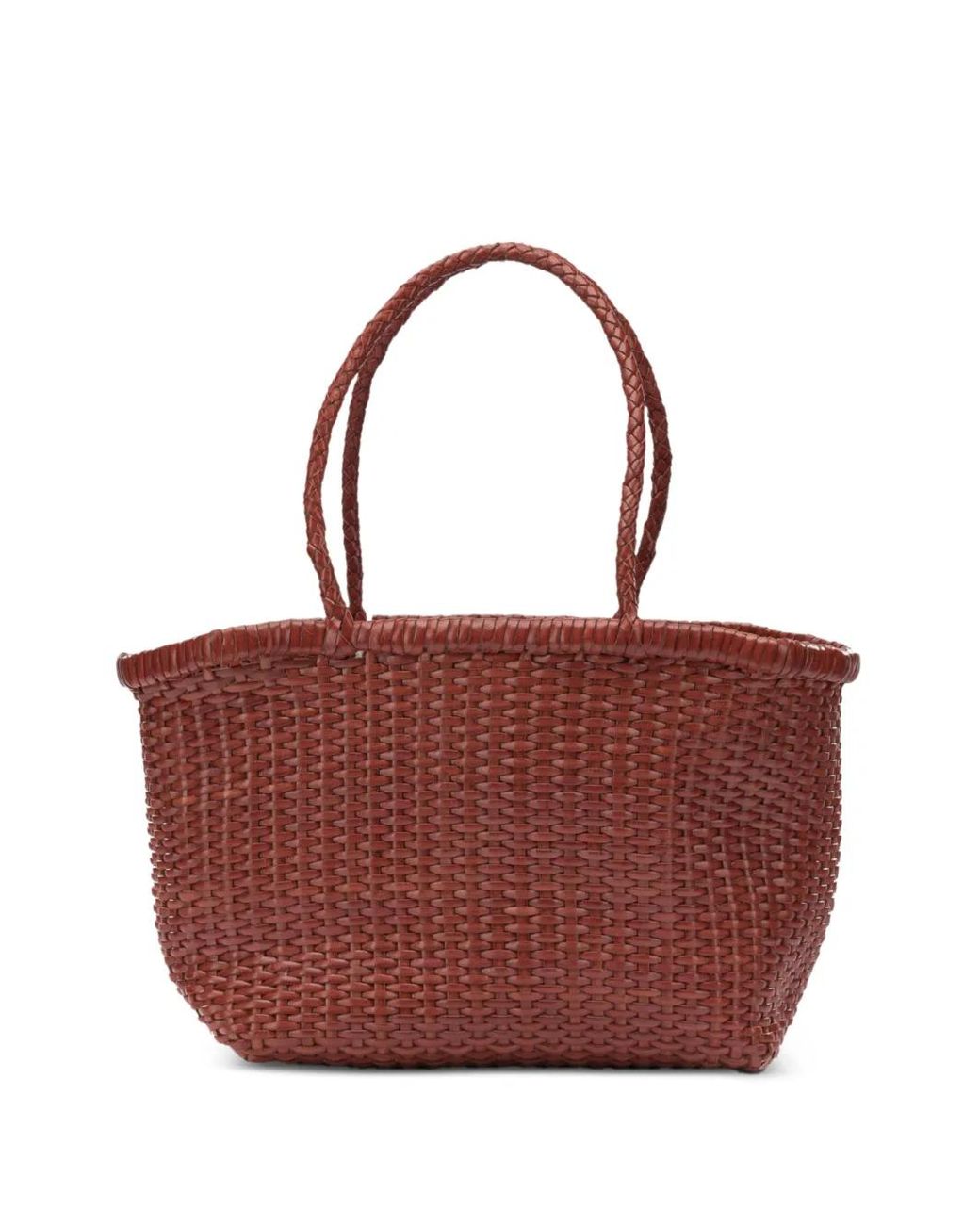 Dragon Diffusion Small B Weave Leather Shoulder Bag in Red | Lyst UK
