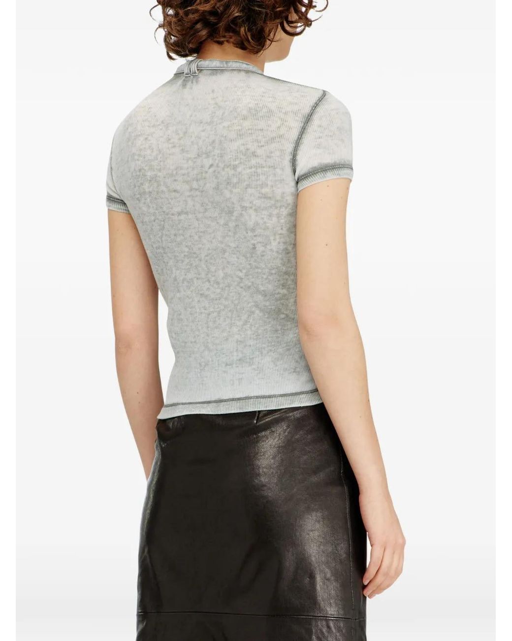 DIESEL Gray T-Eresa Maglietta
