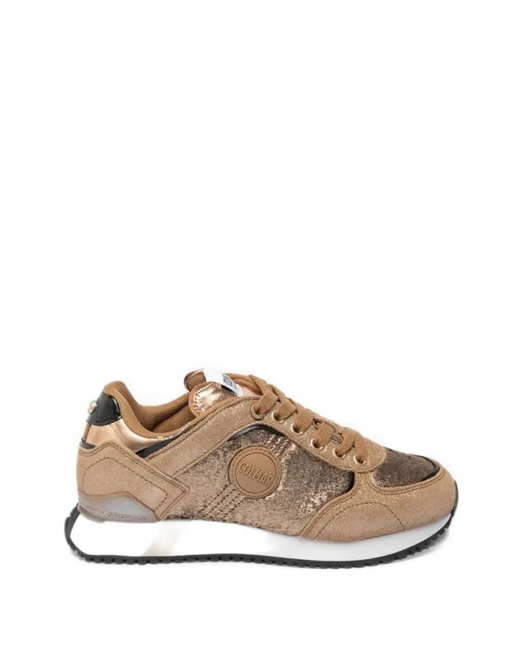 Colmar Natural Logo-Patch Low-Top Sneakers
