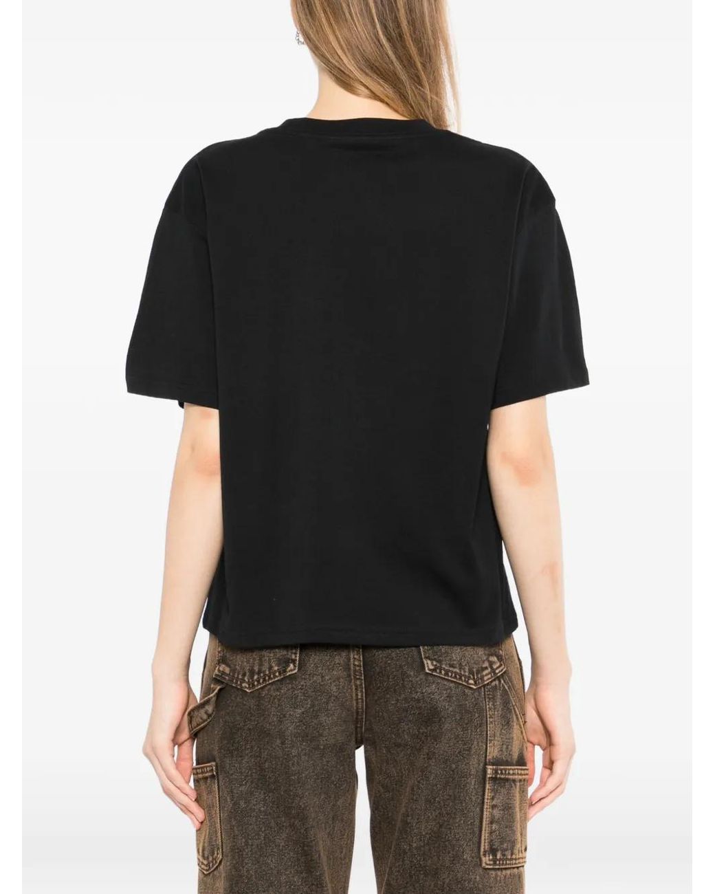 Melt Black Graphic-Print Short-Sleeve T-Shirt