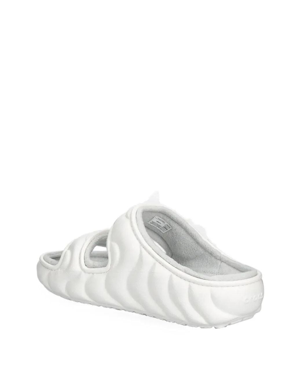 CROCSTM White Classic Cozzzy Fleece-Lined Sandals