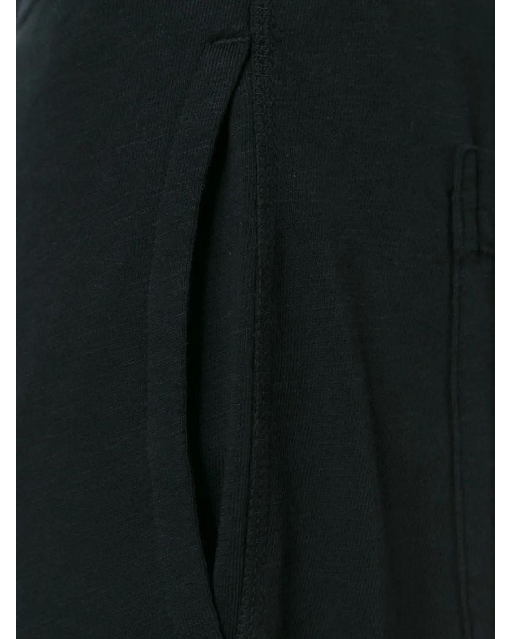 James Perse Black Drawstring-Waist Track Pants for men