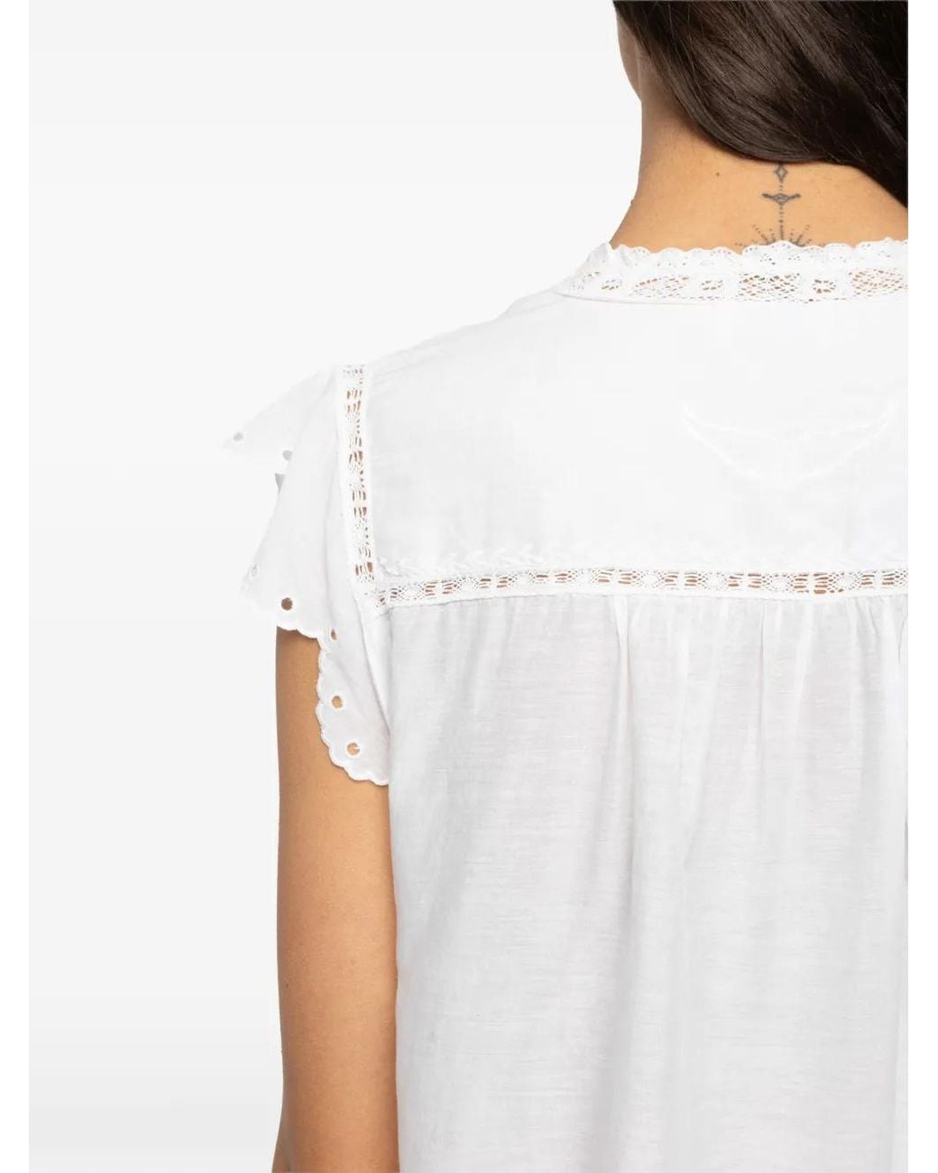 Zadig & Voltaire White Tika Top