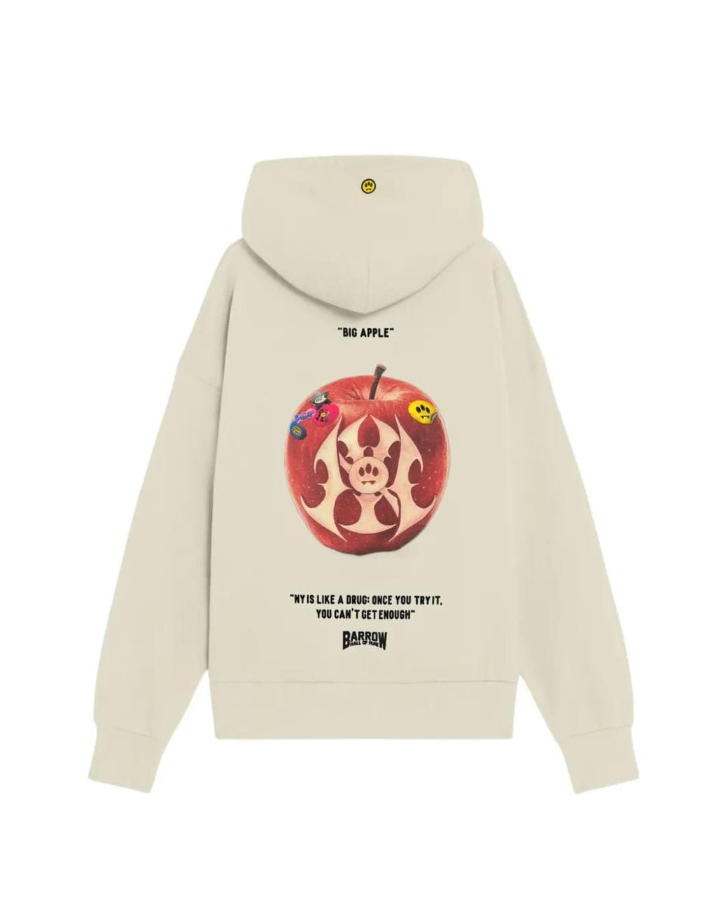 Barrow Natural Printed Drawstring Hoodie