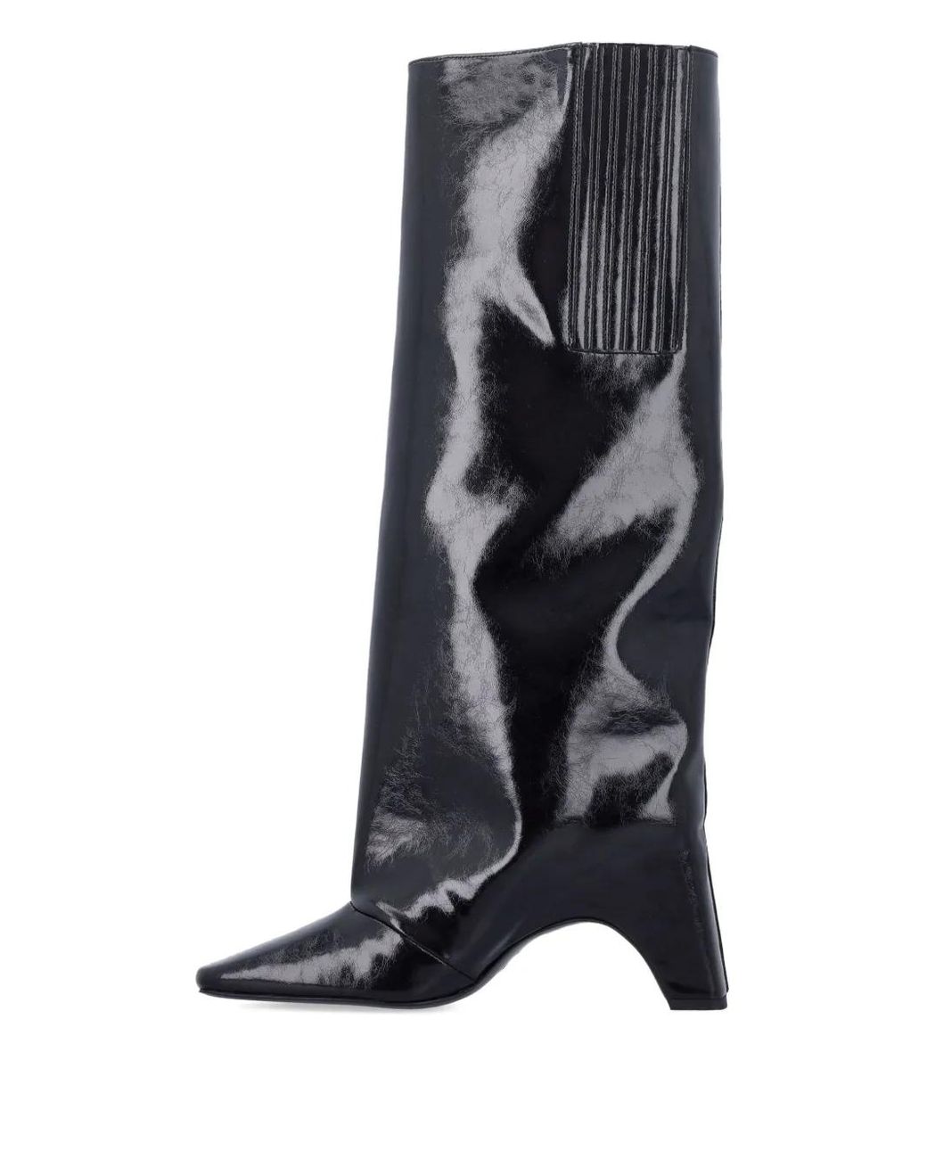 Coperni Blue Cactus Leather Bridge Boot