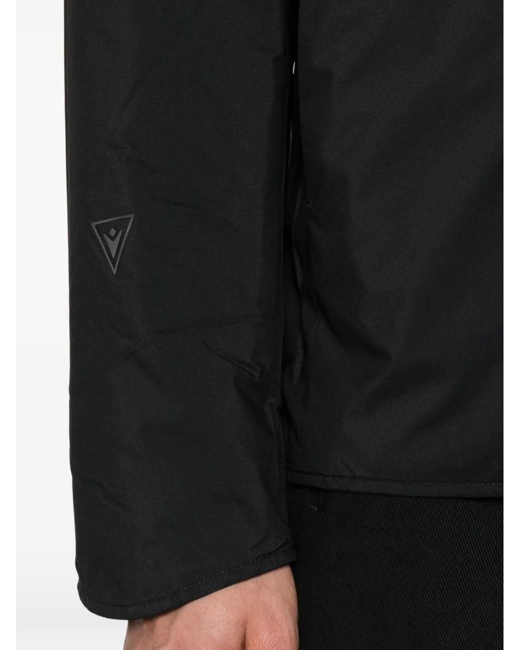 MACRON Black Logo-Patch Jacket for men