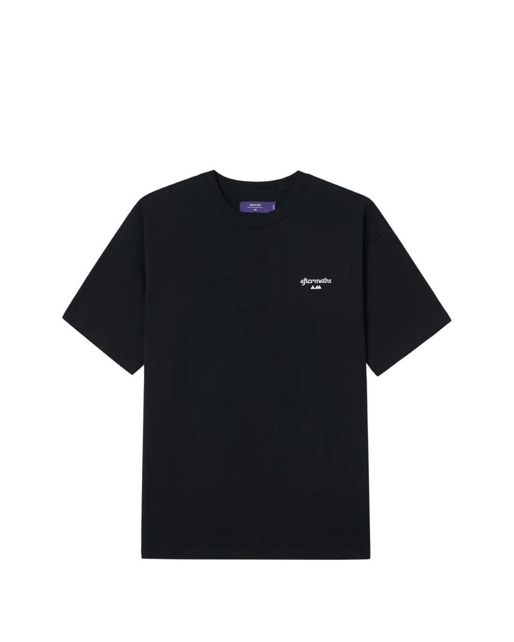 AFTERMATHS Black Graphic-Print T-Shirt for men