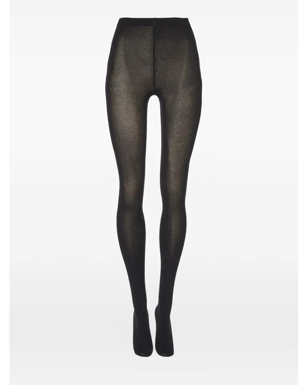 Wolford Gray Cotton Velvet Tights