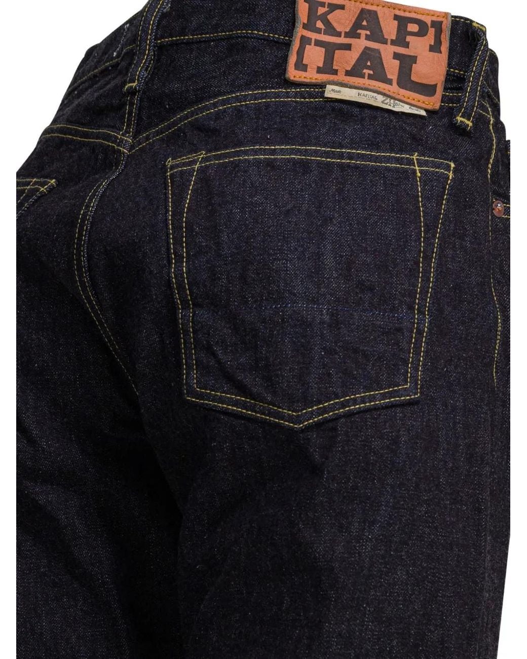 Kapital Jeans Mit Logo-Patch in Blue für Herren