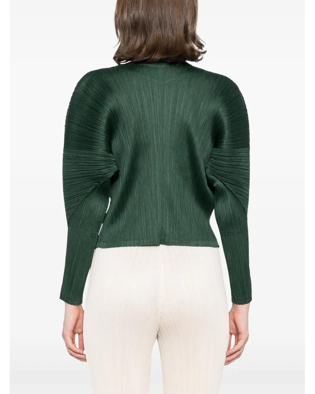 Pleats Please Issey Miyake October Top in Green | Lyst UK