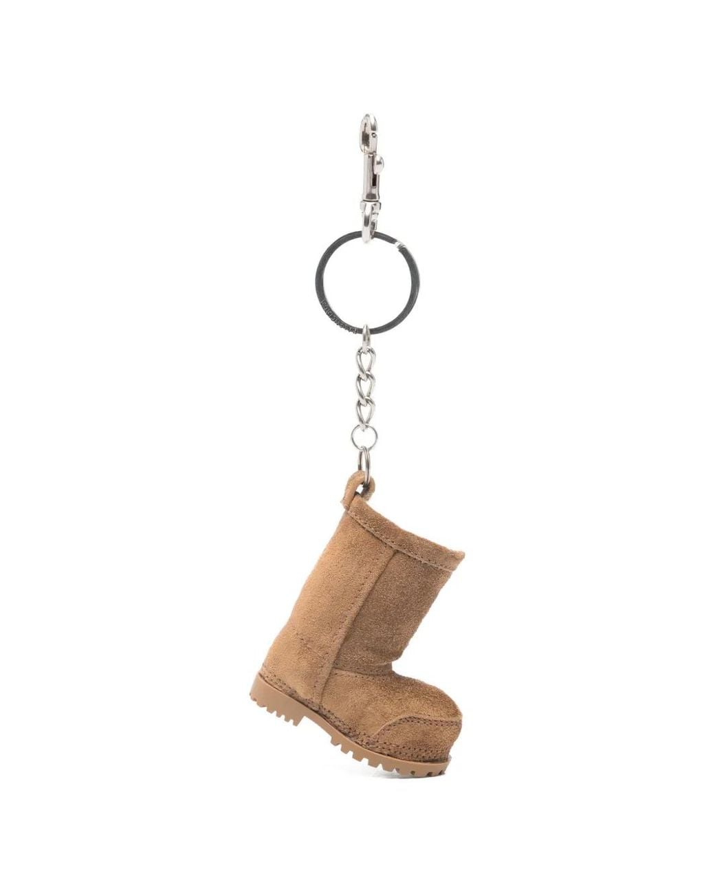 Balenciaga White Alaska Mini Boot Keyring
